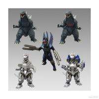 Bandai Ultimate Monsters Godzilla 2 figure set of 5  