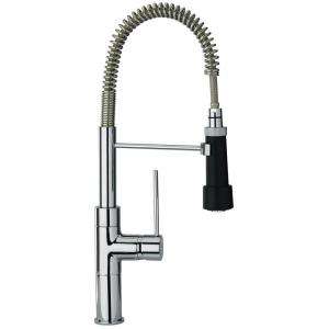 LaToscana Elba 1 Handle Kitchen Faucet with Hi Arc Spring Spout and 