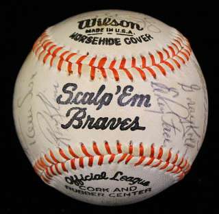 1968 PIRATES SIGNED BY 21 TEAM BASEBALL w/ ROBERTO CLEMENTE PSA/DNA 