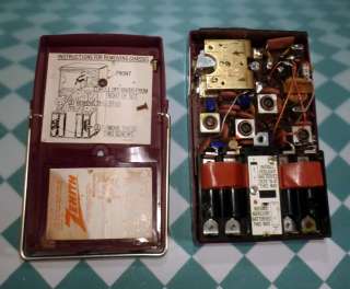 ZENITH ROYAL 500 Transistor Radio   BURGUNDY, WORKS, GREAT SHAPE 1956 