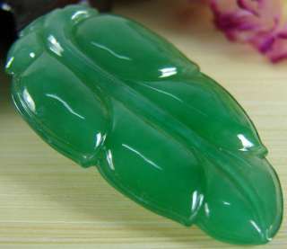 Certified Top Texture Rich Icy Green Natural A Jade Jadeite Pendant 