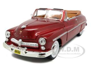   diecast model of 1949 mercury convertible die cast car by washington