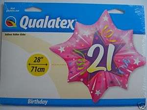 21st Birthday 28 Foil Balloon