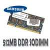   512MB 200 pin PC 2100S DDR 266MHz 2.5V SODIMM CL 2.5 16 Chip, NEU