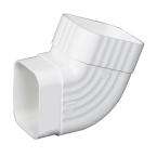 Amerimax Home Products 2 in. x 3 in. White Vinyl B Elbow