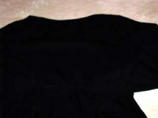   Lightweight Wool Jacket Womens size 4 ~Small Black $325 Fall  