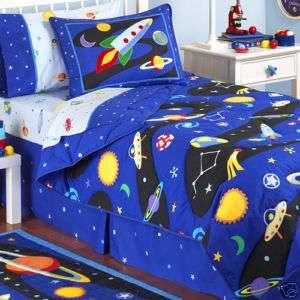 Out Of This World Twin Comforter & Sheets Set FREE GIFT  