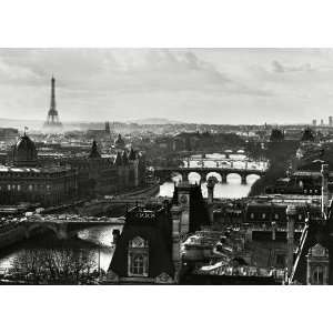Paris   Stadtbild Mit Eiffelturm XXL Poster (136 x 96cm)  