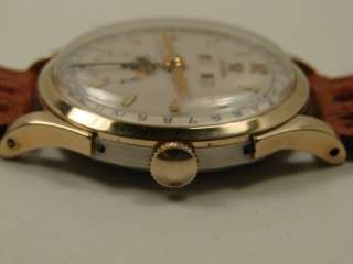 CLASSIC 1950 14KT/SS OMEGA TRIPLE DATE MOONPHASE WATCH . SERVICED 