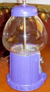 Vintage Gumball Machine Lamp   King Size   Lavender  