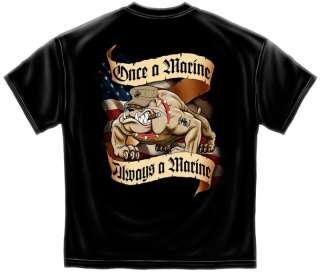 USMC Once a Marine, Always a Marine T Shirt  