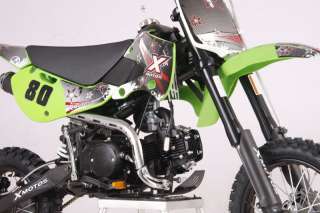 CENKOO XB 80 Kawa 125cc 14/12 Enduro Cross Pit Bike Dirt Bike Green 