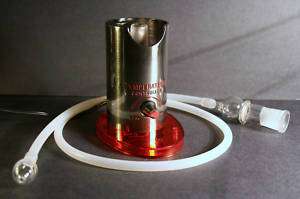 Silver Smoke Herbal Vaporizer RED and METALGrinder  