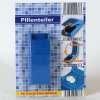 Pillenteiler Tablettenteiler Pillenzerteiler 8,5x3x2 cm, blau oder 