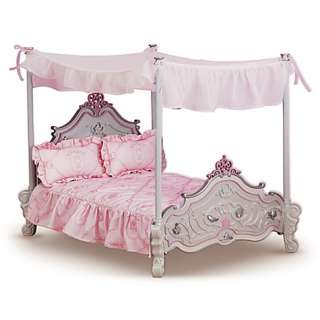 NIB Disney Princess & Me Royal Canopy Bed Set 18 Dolls  
