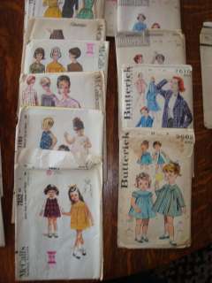   this wonderful lot of vintage sewing patterns. There are 40 patterns