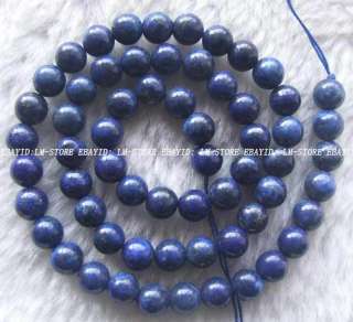 6mm Blue Lapis Lazuli Round Beads 15.5  