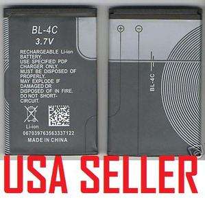 NEW BATTERY FOR NOKIA BL4C 7205 INTRIGUE 1006 2705  