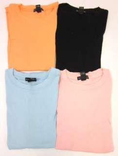 LOT 4 CLUB MONACO Blue Orange Pink Black T Shirts Sz S  
