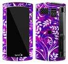 Purple White Leaves Phone Case for Sanyo Incognito 6760