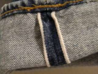 VTG LEVIS 501 REDLINE Selvage Denim levi Jeans Pants 35x28 #6 USA MADE 