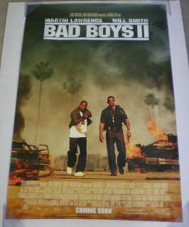 BAD BOYS II MOVIE POSTER 2 Sided ORIGINAL FINAL 27x40  