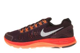   Lunarglide 4 Dark Purple Orange Womens Running Shoes 524978 609  