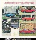 1972 Datsun 1200 240Z & Pickup 510 & Wagon Brochure