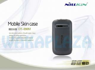   TPU Cover Case & LCD Screen Protector 4 Alcatel OT 990 M Black  