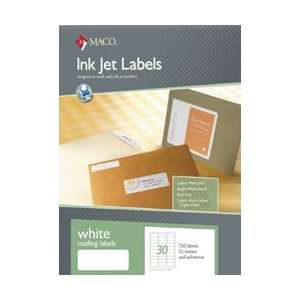 Acco Inkjet Printer Labels   1 1/3 x 4 inches   Pack of 