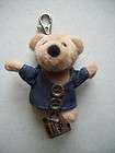 BARRY THE BEAR Plush Vintage KEY CHAIN Pee Wee Pals Tag