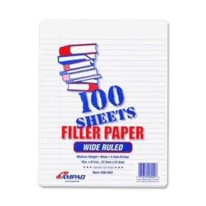  Ampad Ampad 3  Ring Notebook Filler Paper AMP26022 Office 