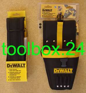 Genuine DeWalt Quick Release Heavy Duty Nylon Work Tool Belt & Drill 