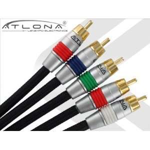  4M ( 13FT ) ATLONA COMPONENT VIDEO + AUDIO CABLE, Audio 