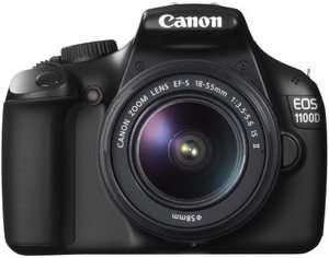 Canon EOS 1100D Rebel T3 12.2 MP Digital SLR Camera   Black Kit w EF S 