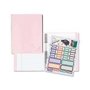  Blueline, NotePro Notebook, Pink Cover with Pink Ribbon 