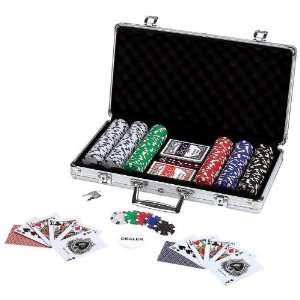    Maxam&trade 309pc Poker Chip Set in Aluminum Case Toys & Games