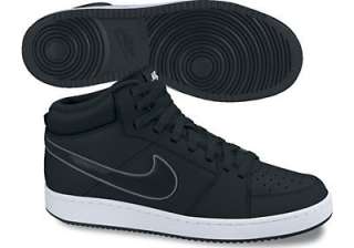   Nike Backboard 2 ii Mid Black White New Mens Leather Trainers 