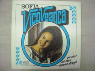 Romanian LP Sofia Vicoveanca Eu Cint Ca Mi Lumea  