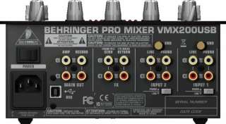 Behringer Pro Mixer VMX200USB DJ Mixer 4033653130370  