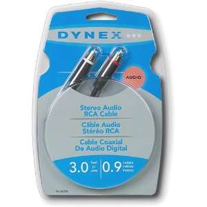  Dynex RCA Stereo Audio Cable   3ft (0.9M) Electronics