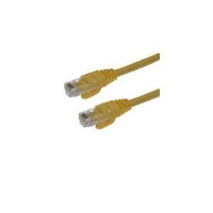  CAT6 GIGABIT ETHERNET PATCH CABLE, UTP, YELLOW, 3FT 