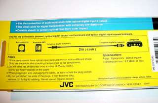 JVC XN 220HG Optical Digital Stereo Audio Cable NEW  