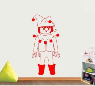 Stickers déco muraux mural wall chambre enfant PLAYMOBIL 2 tailles 