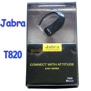   New Jabra T820 Wireless Stereo Bluetooth Headset Perfect Black 