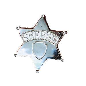 Jumbo Sheriff Badge   Police Officer Costume Accessories   15BB292