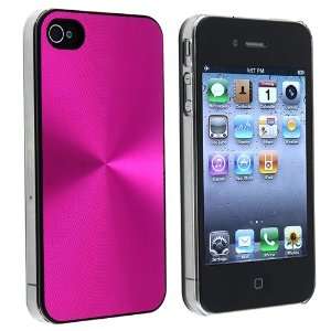   Apple® iPhone® 4 AT&T/ Verizon, Hot Pink Aluminum Rear Electronics