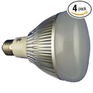   E27 4 Non Dimmable High Power 7 LED Par30 Lamp, 12 Watt Warm White, 4