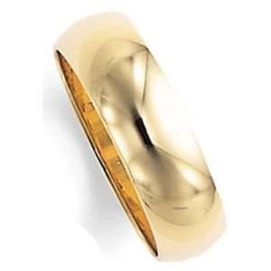  6.0 Millimeters Yellow Gold Wedding Band Ring 18kt Gold 