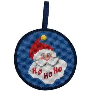   Ho Santa Christmas Ornament   Needlepoint Kit Arts, Crafts & Sewing